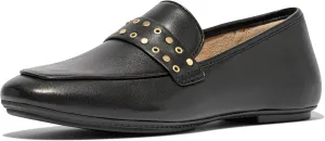 FitFlop Women's Delicato Stud-and-Eyelet Soft Leather Loafers