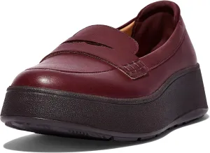 FitFlop Women's F-Mode Leather Flatform Penny Loafers