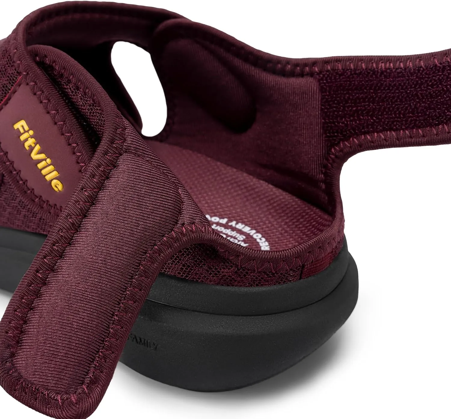 FitVille Diabetic Sandals for Women,Wide Width Diabetic Shoes with Arch Support,Fully Adjustable Straps Sandals for Women