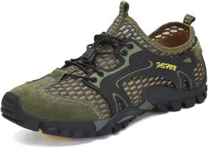FLARUT Men's Sandals Barefoot Hiking Shoes Quick Dry Breathable Mesh Lightweight Outdoor Training Water Walking Shoes