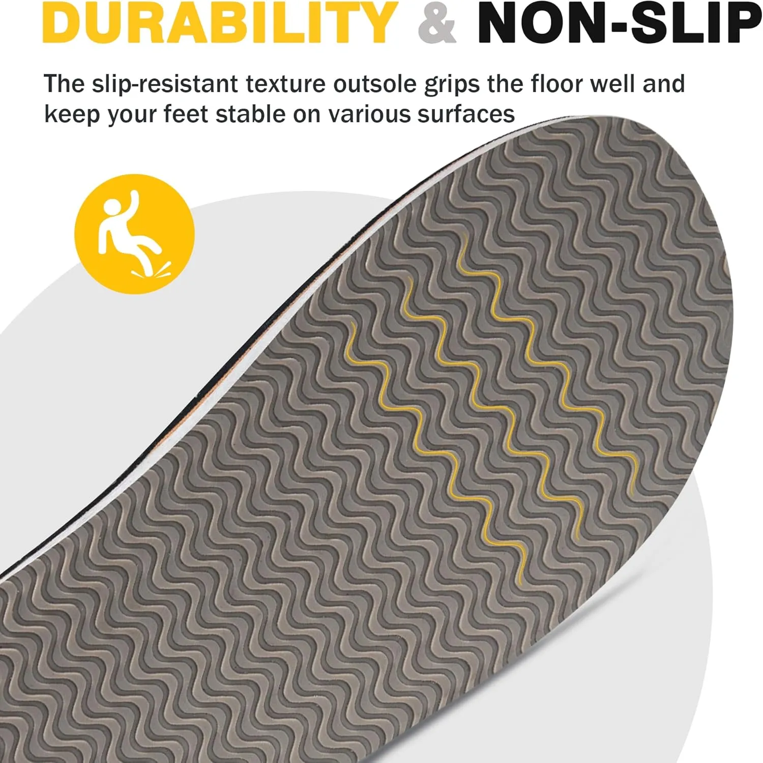 Flip Flops for Men with Arch Support - Non-Slip Orthopedic Sandals,Durable Comfort Thongs Sandals for Beach