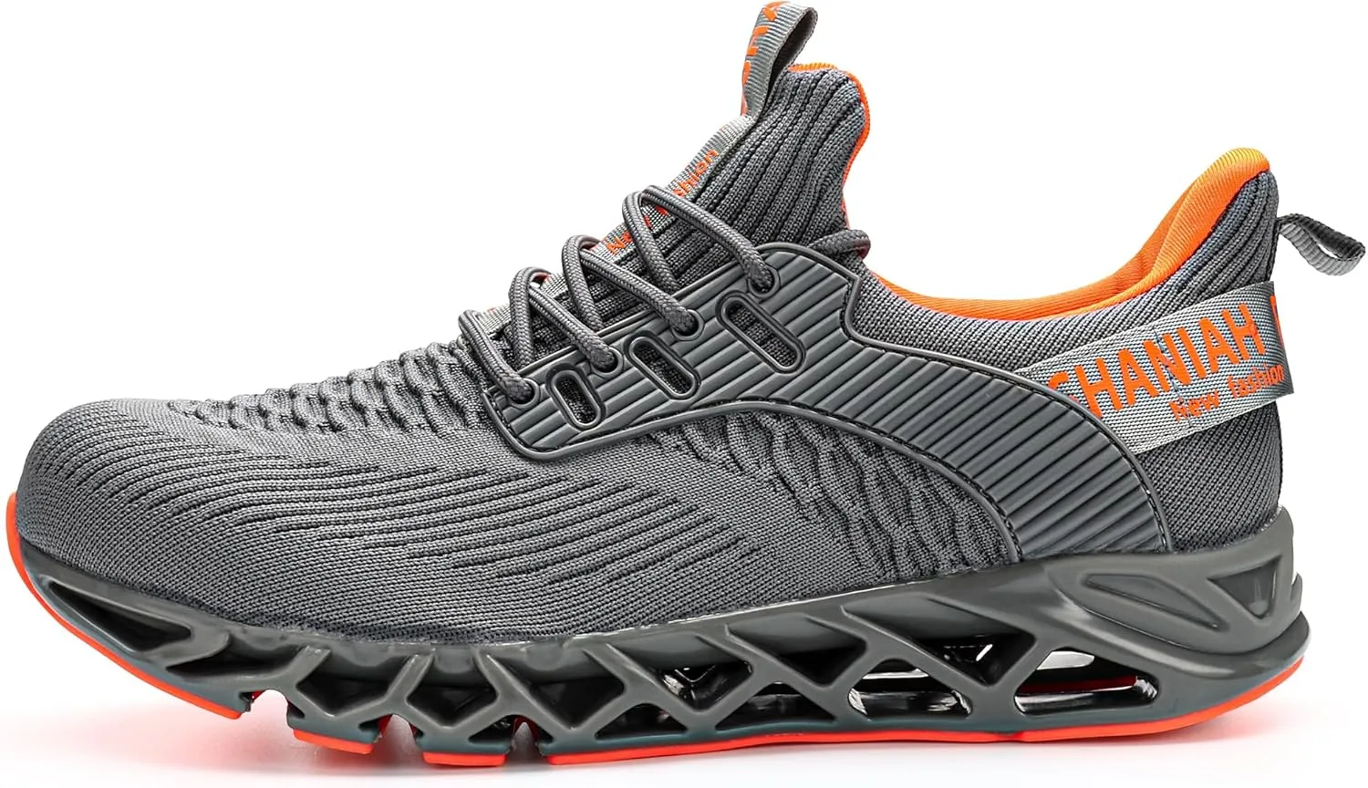 FRSHANIAH Men's Steel Toe Shoes Safety Work Sneakers