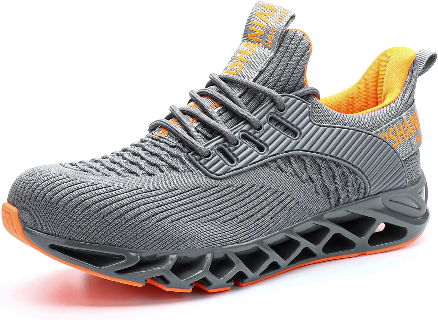 FRSHANIAH Women's Steel Toe Shoes Safety Work Sneakers