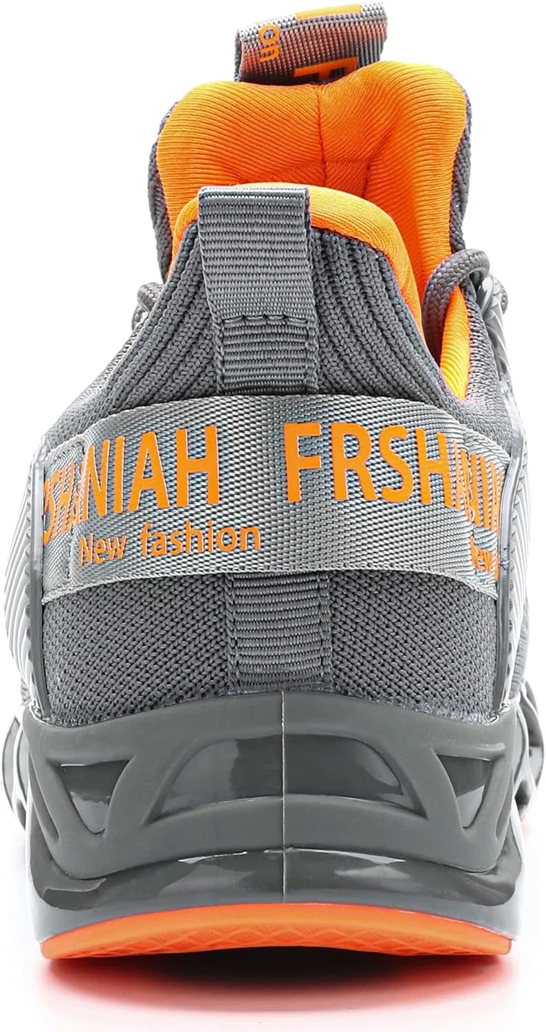 FRSHANIAH Women's Steel Toe Shoes Safety Work Sneakers