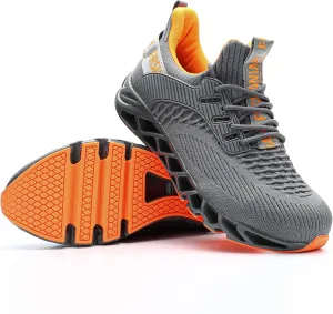 FRSHANIAH Women's Steel Toe Shoes Safety Work Sneakers