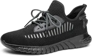 Furuian Steel Toe Shoes for Men Comfortable Safety Shoes Non Slip Steel Toe Sneakers Warehouse Industry Contstruction Mens Work Shoes