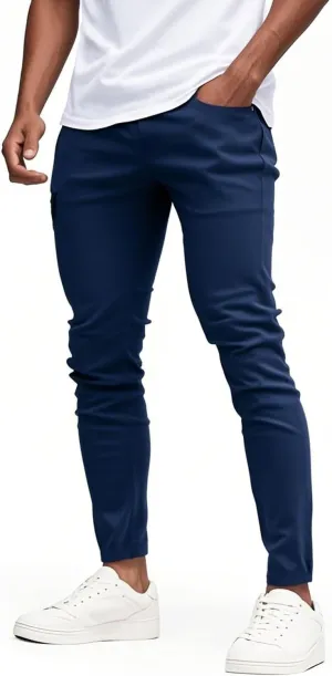 GINGTTO Men's Ripped Jeans Slim Fit Skinny Stretch Jeans Pants