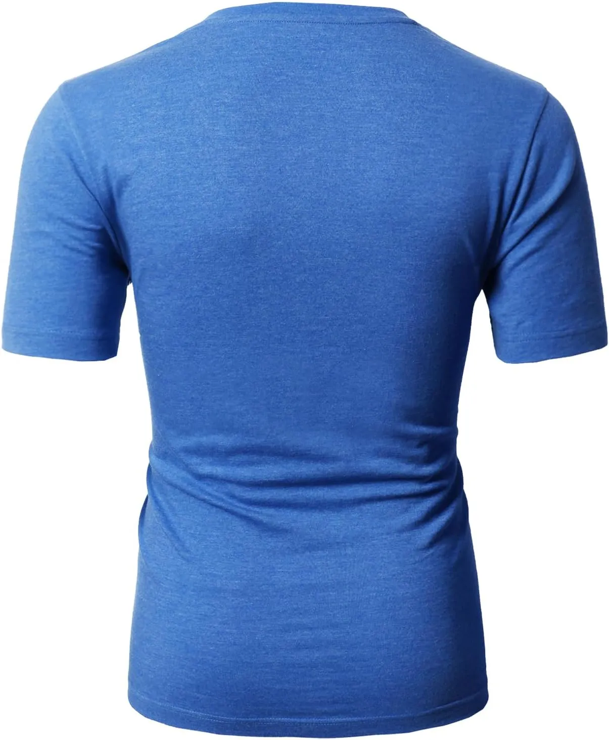 H2H Mens Casual Slim Fit Short Sleeve T-Shirts Soft Lightweight V-Neck/Crew-Neck Size XS to 3XL