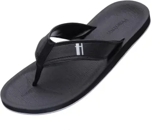 Harssidanzar Mens Flip-Flops,Classical Thong Footbed Sandals Lightweight Quick-dry waterproof Summer Beach Sandals KM230US