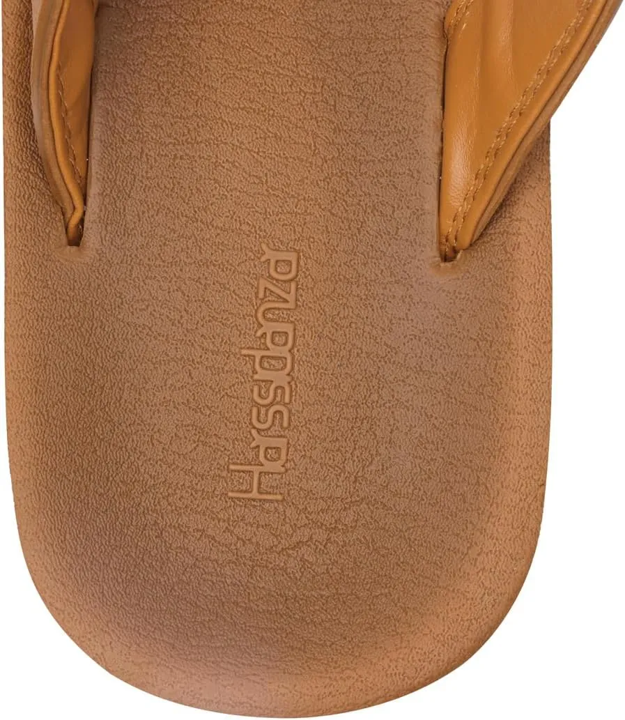 Harssidanzar Mens Flip-Flops,Classical Thong Footbed Sandals Lightweight Quick-dry waterproof Summer Beach Sandals KM230US