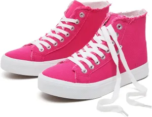 hash bubbie Unisex Canvas High top Sneakers Women's Classic Fashion High Tops Canvas Shoes Casual Tennis Shoes for Men