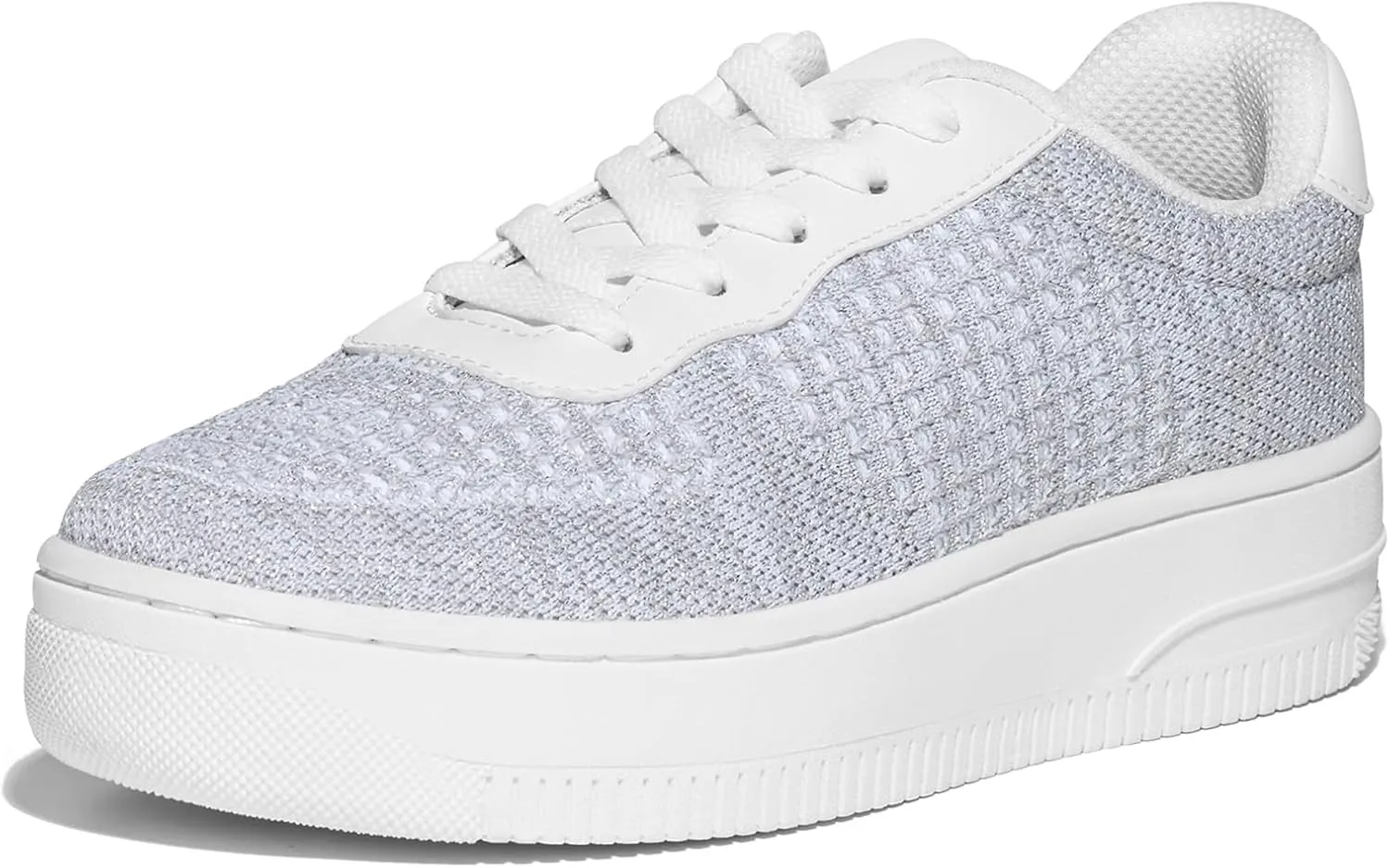 HEEZ White Tennis Shoes Women Platform Fashion Sneakers Comfortable Casual Shoes for Women