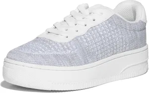 HEEZ White Tennis Shoes Women Platform Fashion Sneakers Comfortable Casual Shoes for Women