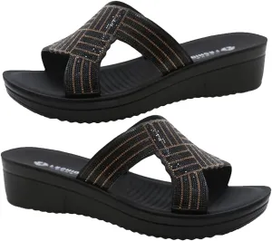 HESBITEUL Womens Platform Sandals Comfortable Walking Orthopedic Slippers Ladies Arch Support Sandals