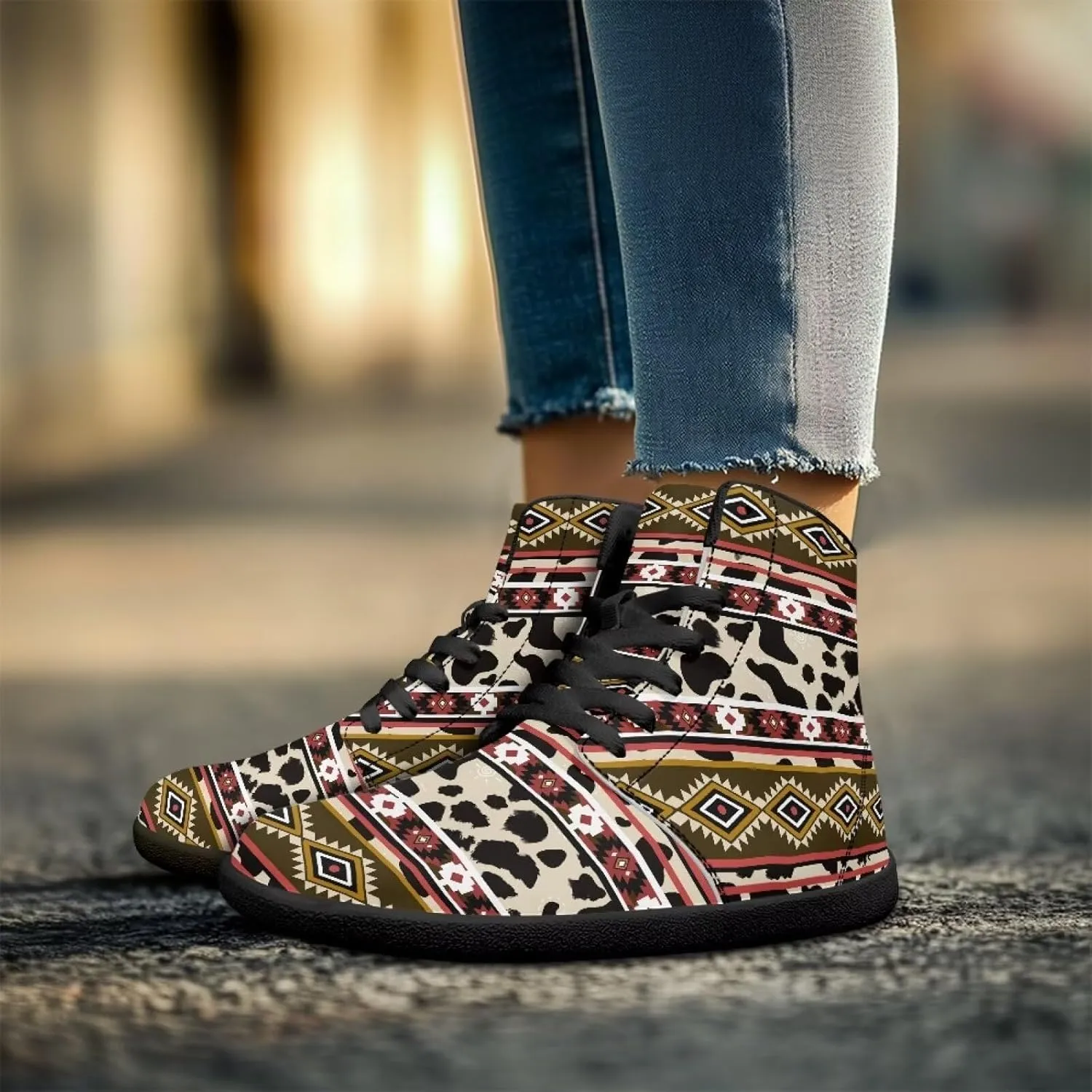 High Top Sneakers Women's Minimalist Barefoot Shoes | Zero Drop Sole | Wide Width Fashion Sneaker Size 36-48