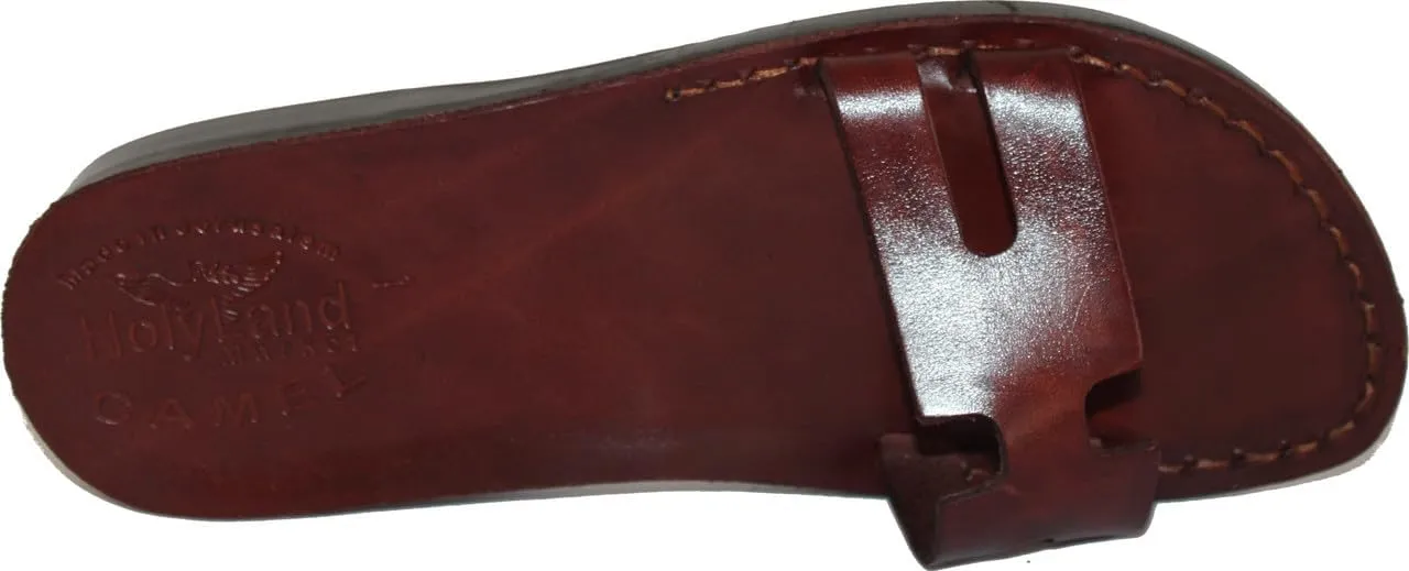 Holy Land Market Men/Women Biblical Jesus Leather Sandals/Slides From Jerusalem (Lydia Style)