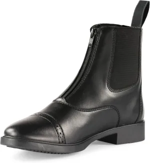 HORZE Wexford Women's Equestrian Synthetic Leather Zip-Up Schooling Paddock Boots