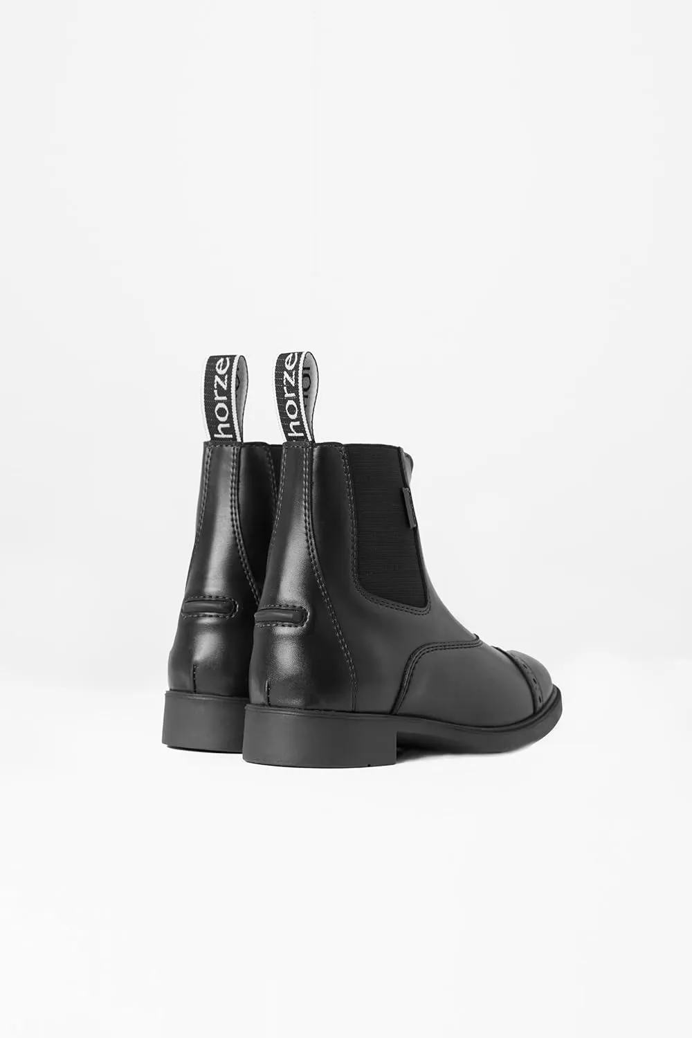 HORZE Wexford Women's Equestrian Synthetic Leather Zip-Up Schooling Paddock Boots