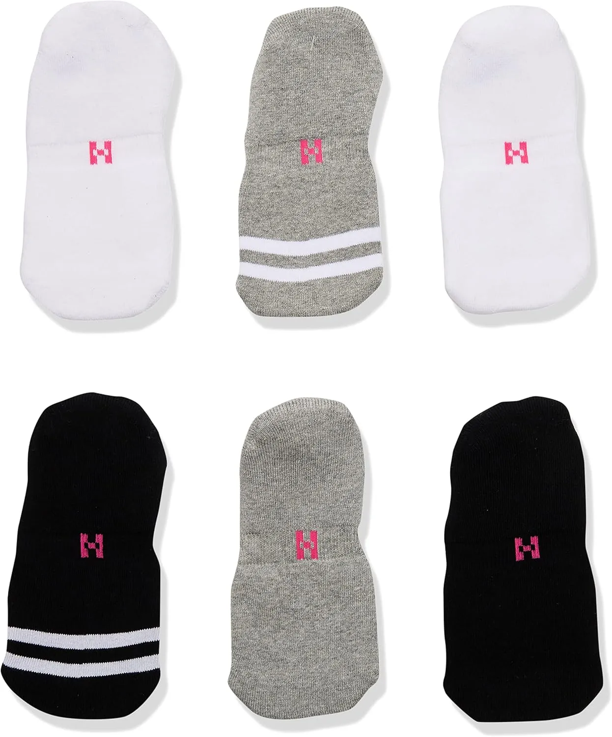 HUE Women's Low Cut Sneaker Liner Socks with Cushion
