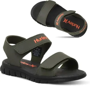 Hurley kids and toddlers Ken Sandals, for Boys and Girls, Kid's Lightweight Open Toe Sandals, Beach Sandals with Adjustable straps, for Outdoors, Water Play and Pool