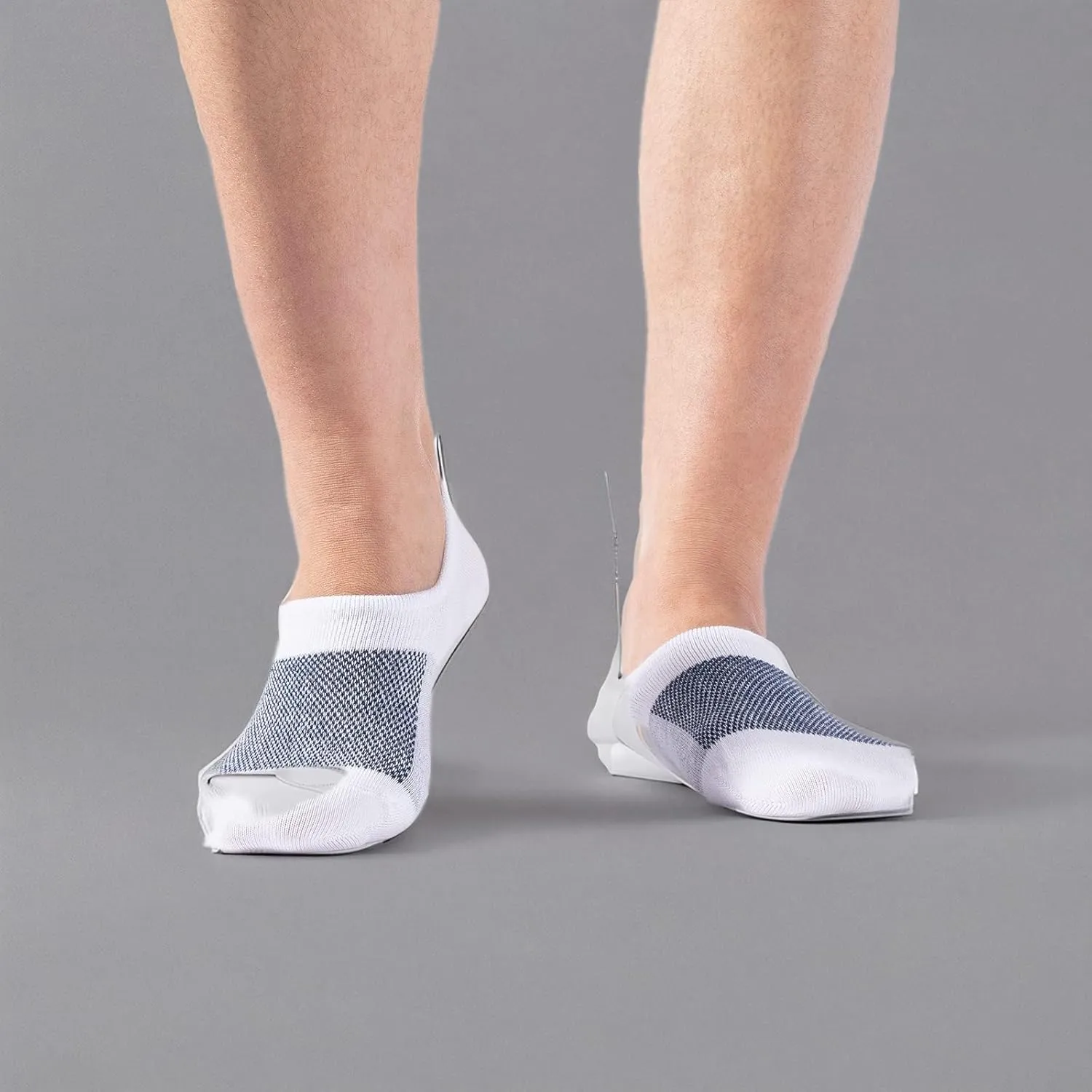 IDEGG No Show Socks Men Low Cut Ankle Short Socks for Men Casual Athletic Socks with Non Slip Grip