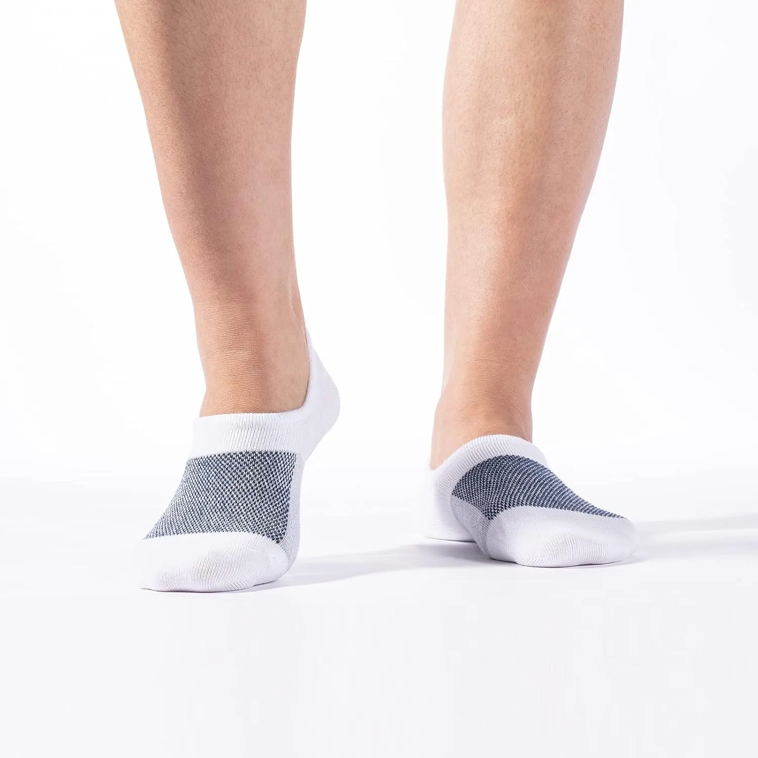 IDEGG No Show Socks Men Low Cut Ankle Short Socks for Men Casual Athletic Socks with Non Slip Grip