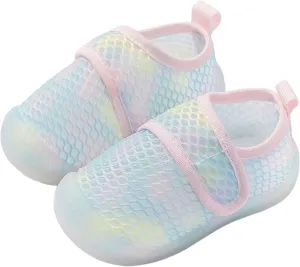 ihuan Baby Toddler Water Shoes Sandals Infant Boys Girls Kids Swim Beach Pool Wide Toe Barefoot Quick Dry Non-Slip Breathable for Summer Surf River
