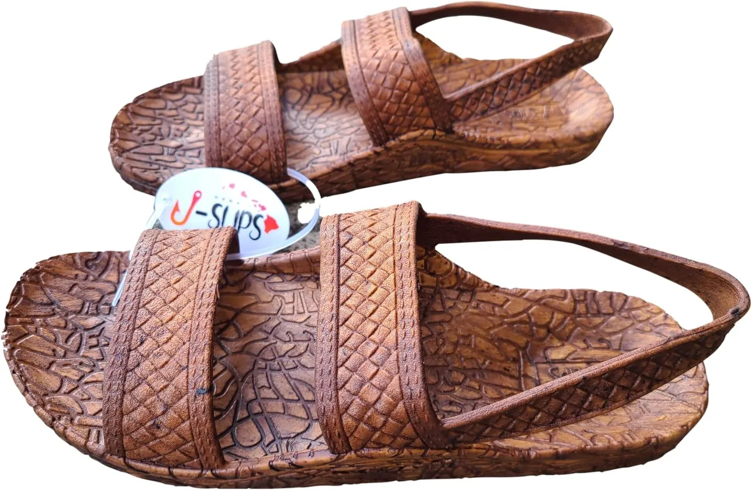 J-Slips New Adventure Sandals for Women and Men with Straps - Comfortable Jesus Jandals for Beach, Summer, and Shower - Waterproof Hawaiian Slides with Arch Support