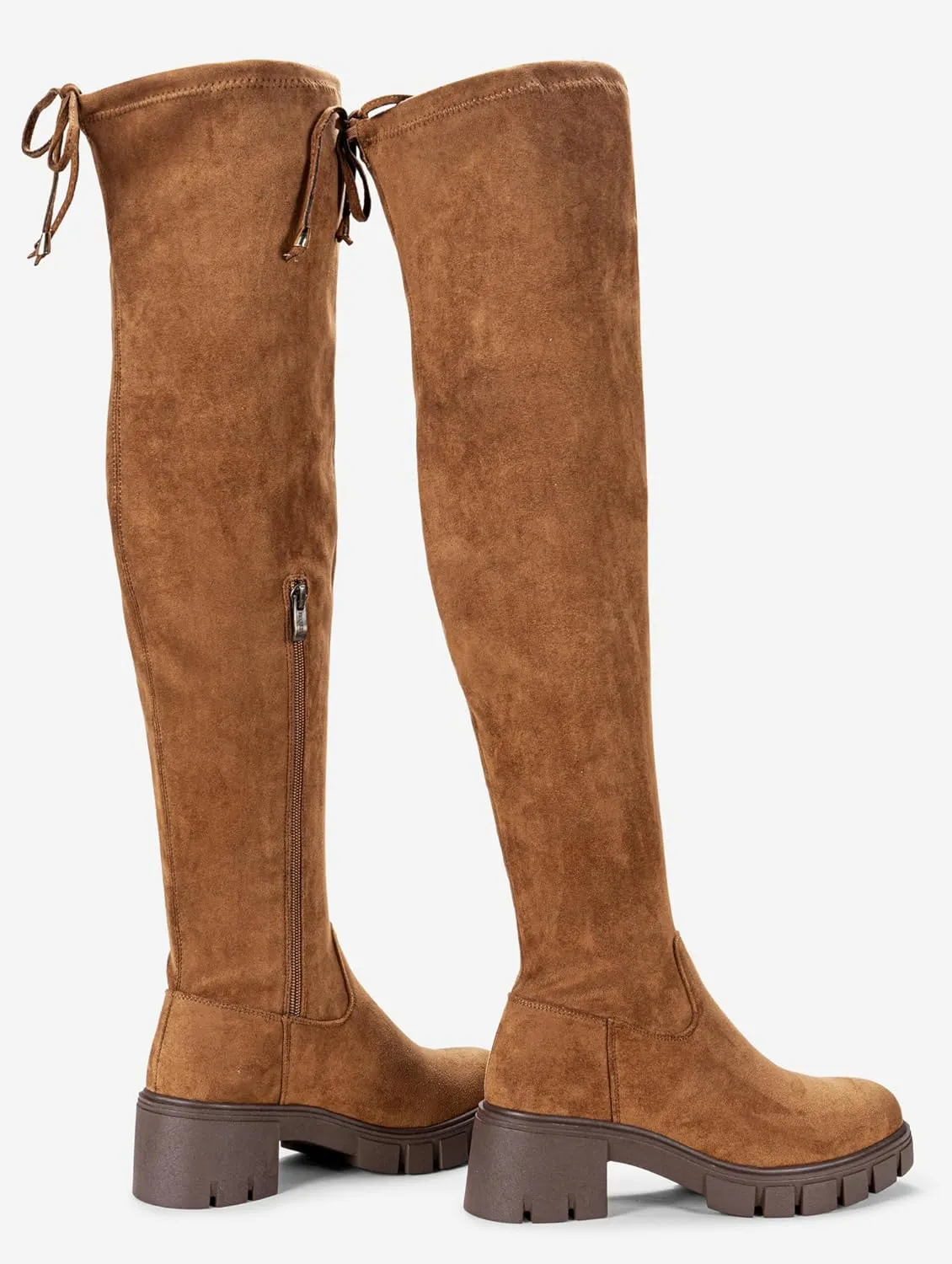 Jeossy Women's 990 Over The Knee High Boots Platform Thigh High Boots Round Toe Long Boots for Women