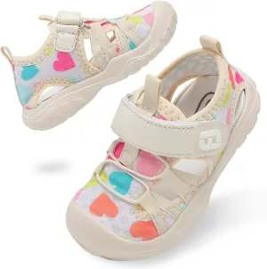 JOINFREE Toddler Boys Girls Water Shoes Breathable Qucik Dry Sport Beach Sandals Lightweight Barefoot Flexible