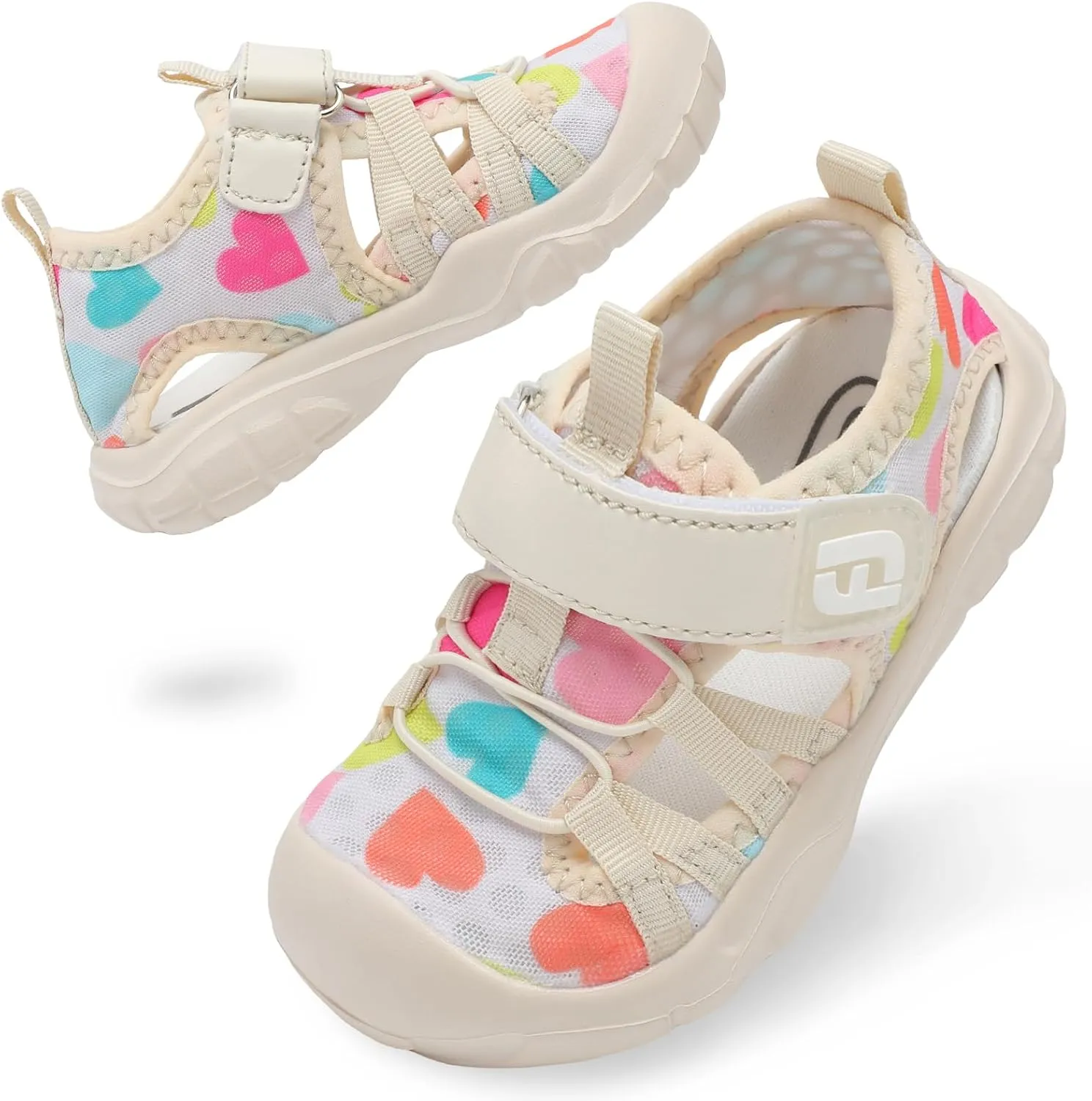 JOINFREE Toddler Boys Girls Water Shoes Breathable Qucik Dry Sport Beach Sandals Lightweight Barefoot Flexible
