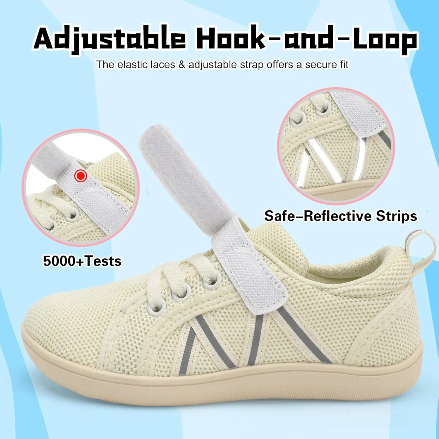 JOINFREE Toddler Shoes Boys Girls Wide Barefoot Shoes Little Kids Minimalist Sneakers Zero Drop Casual Walking Shoes Breathable Tennis Shoes Indoor Outdoor