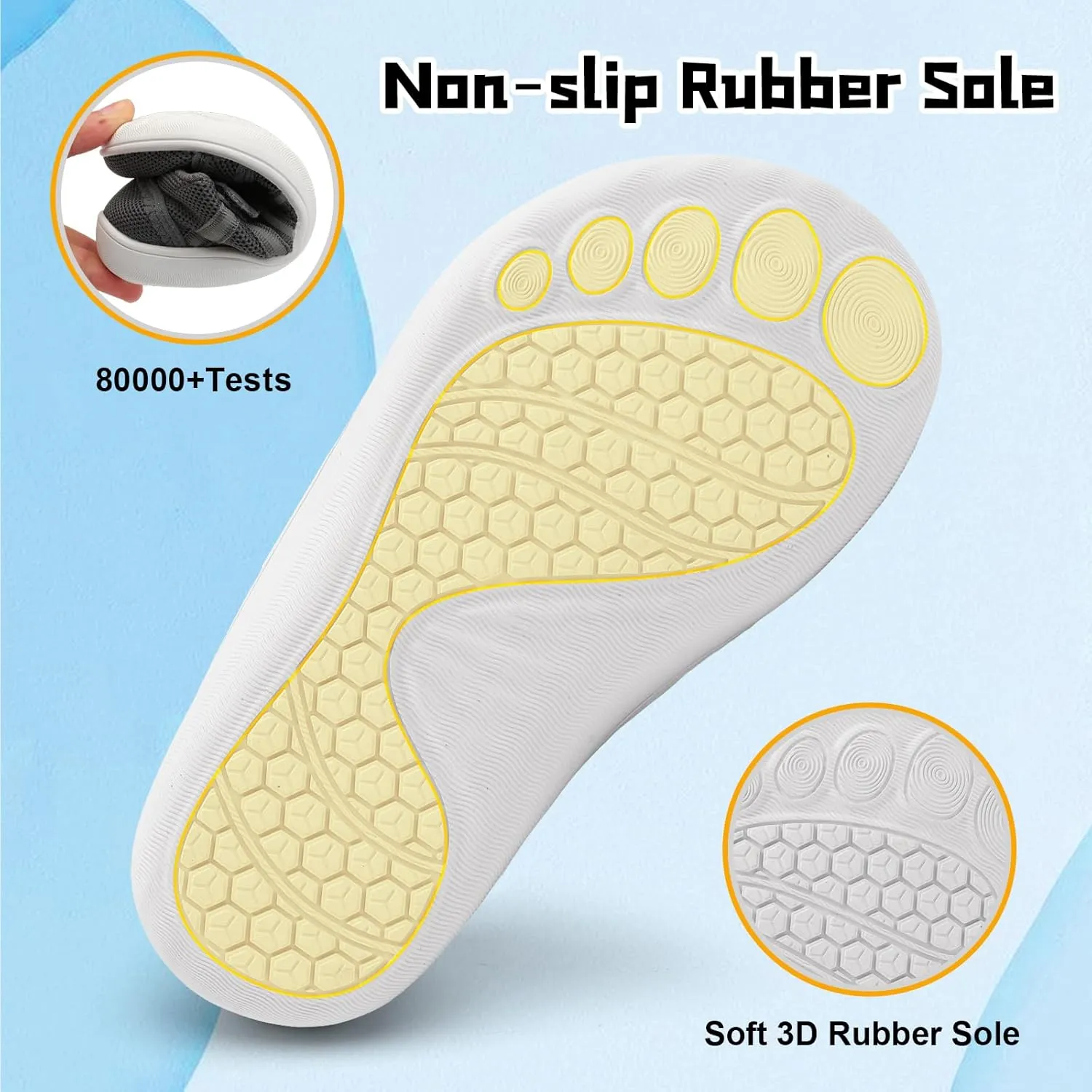 JOINFREE Toddler Shoes Boys Girls Wide Barefoot Shoes Little Kids Minimalist Sneakers Zero Drop Casual Walking Shoes Breathable Tennis Shoes Indoor Outdoor