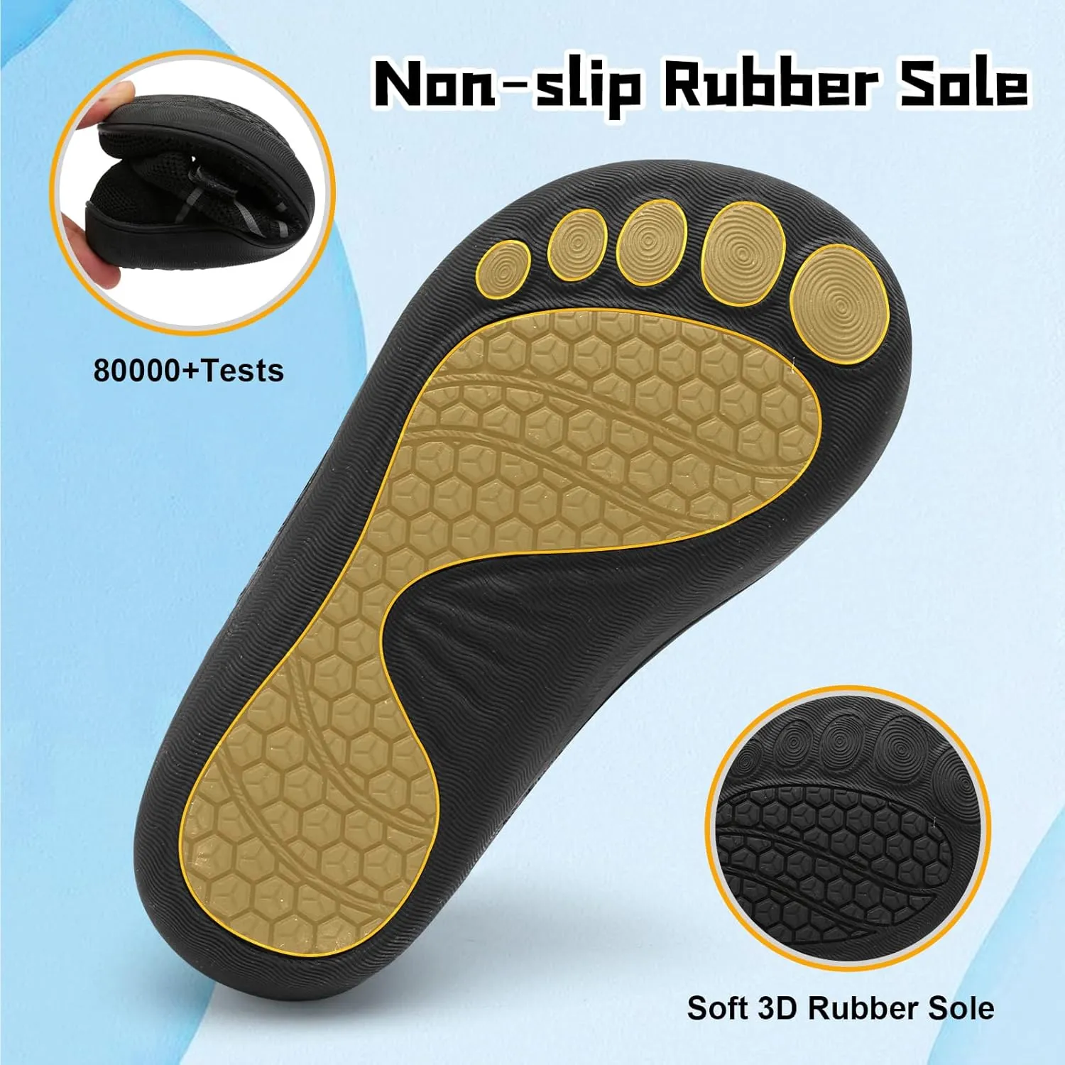 JOINFREE Toddler Shoes Boys Girls Wide Barefoot Shoes Little Kids Minimalist Sneakers Zero Drop Casual Walking Shoes Breathable Tennis Shoes Indoor Outdoor