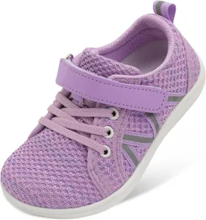JOINFREE Toddler Shoes Boys Girls Wide Barefoot Shoes Little Kids Minimalist Sneakers Zero Drop Casual Walking Shoes Breathable Tennis Shoes Indoor Outdoor