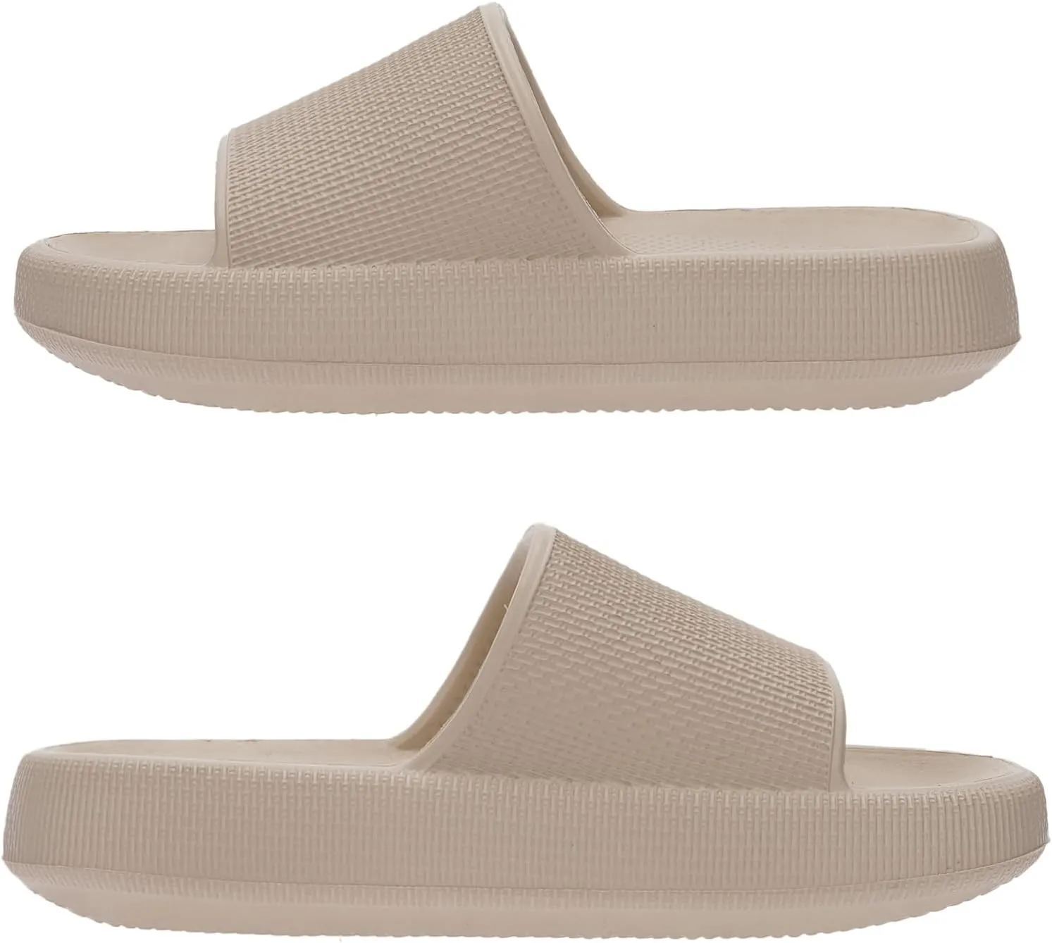 Joomra Pillow Slippers for Women and Men Non Slip Quick Drying Shower Slides Bathroom Sandals | Ultra Cushion | Thick Sole
