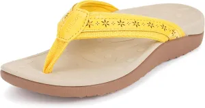Joomra Women's Flip Flops Arch Support Orthotic Toe Post Thong Sandals