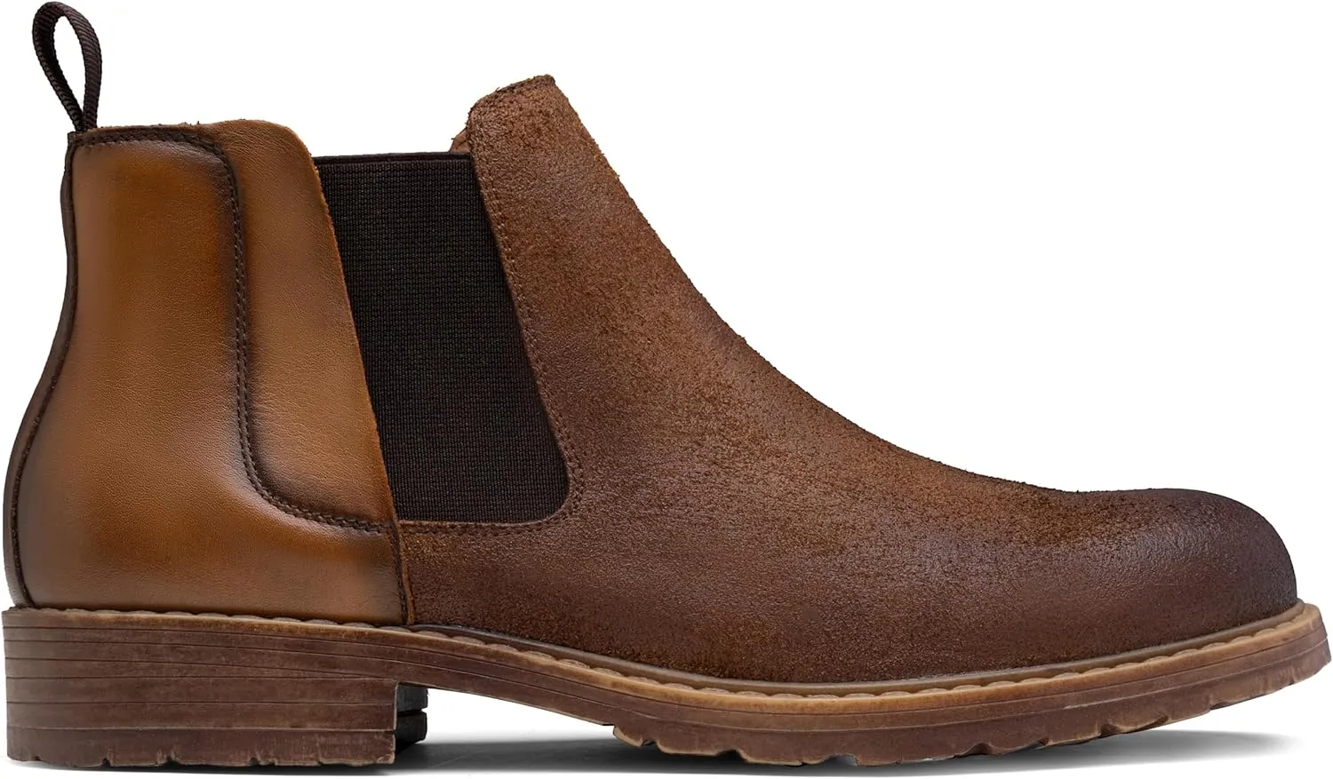 Jousen Men's Chelsea Boots Leather Distressed Boots for Men