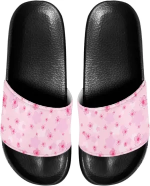 JoyLamoria Unisex Fashion Printed Slide Sandals, Home Bathroom Slip-on Flat Slippers Daily Shoes for Men Women