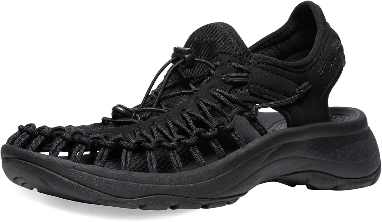 KEEN Women's Uneek Astoria Breathable Lifted Heel Two Cord Casual Water Sandals