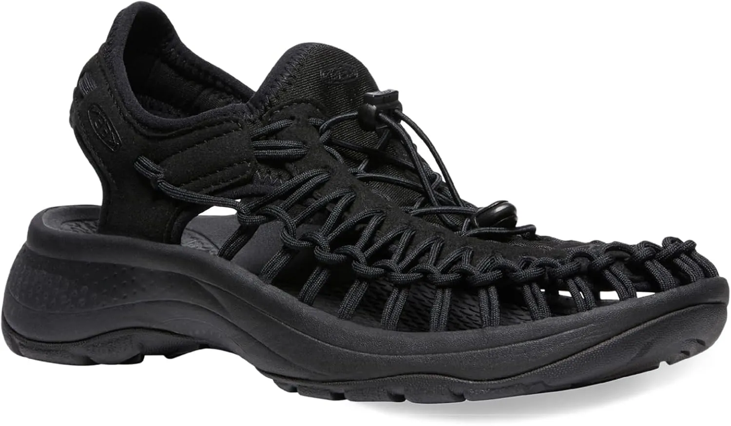 KEEN Women's Uneek Astoria Breathable Lifted Heel Two Cord Casual Water Sandals
