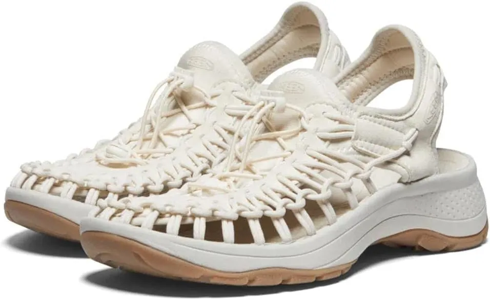 KEEN Women's Uneek Astoria Breathable Lifted Heel Two Cord Casual Water Sandals