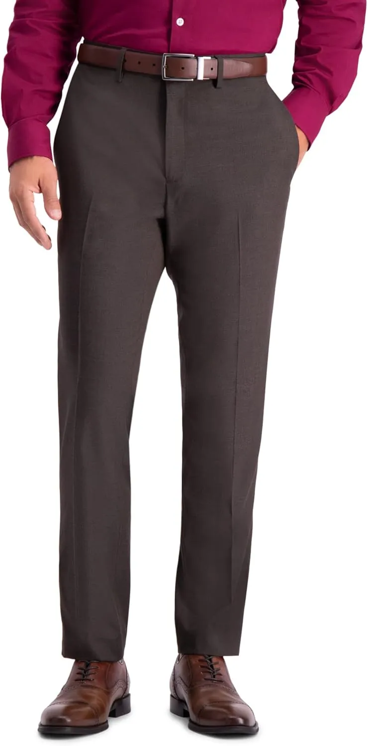 Kenneth Cole REACTION Men's Stretch Weave Slim Fit Dress Pant