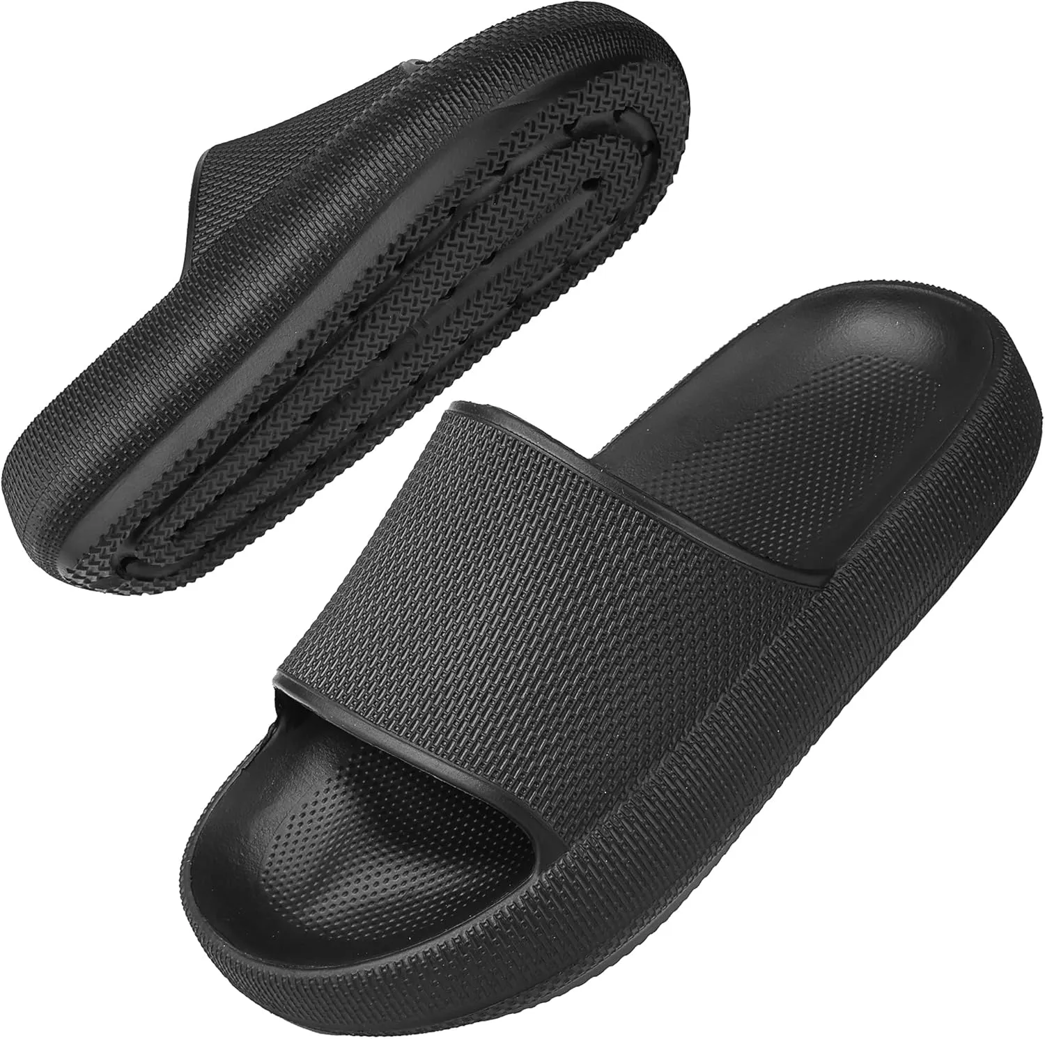 Kids Cloud Slides丨Pillow Sandals for Boys Girls丨Quick Drying Bathroom Shower Sandals丨Summer Beach Pool Slippers| Thick Sole Non-Slip