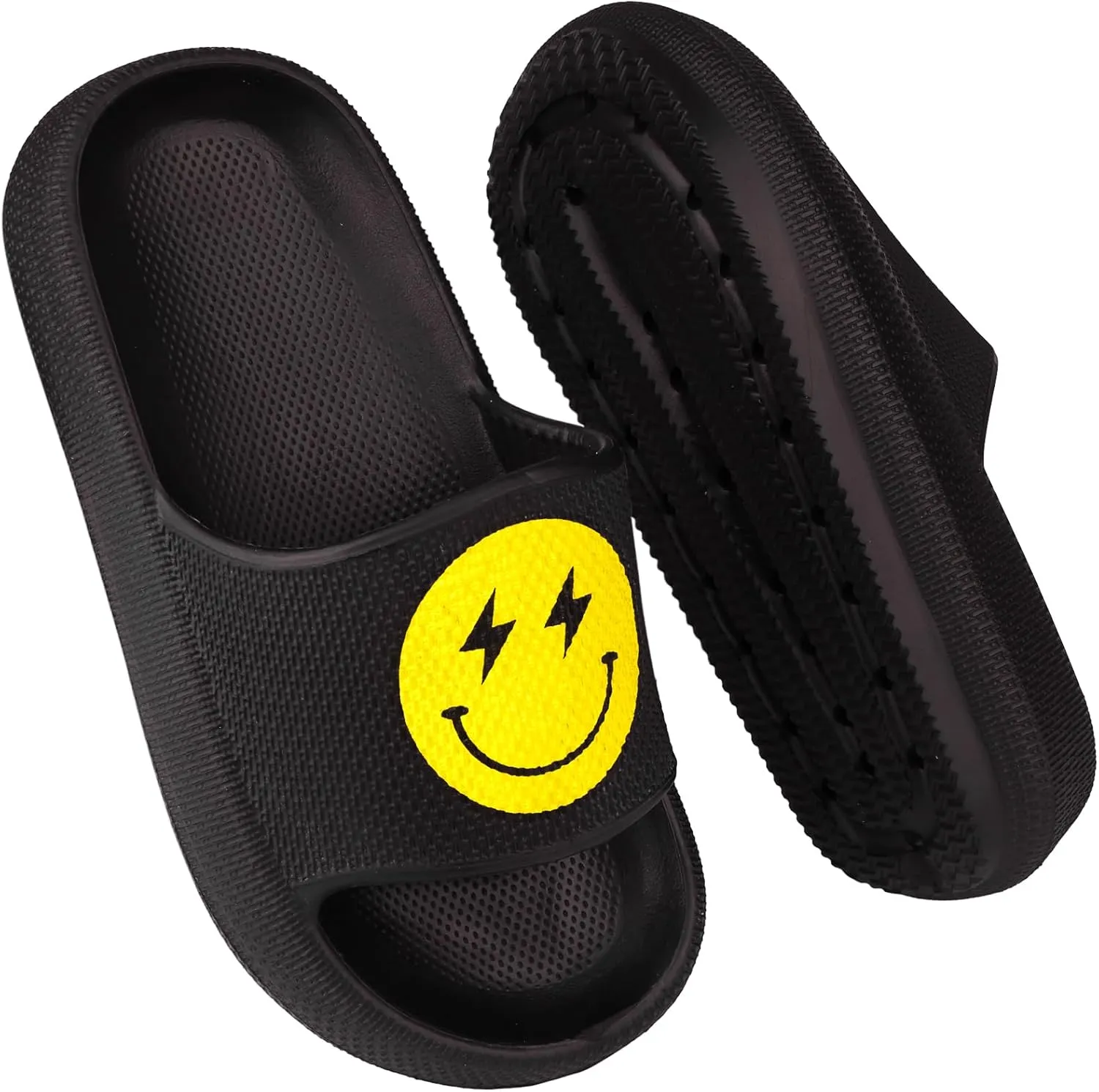 Kids Cloud Slides丨Pillow Sandals for Boys Girls丨Quick Drying Bathroom Shower Sandals丨Summer Beach Pool Slippers| Thick Sole Non-Slip