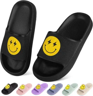 Kids Cloud Slides丨Pillow Sandals for Boys Girls丨Quick Drying Bathroom Shower Sandals丨Summer Beach Pool Slippers| Thick Sole Non-Slip