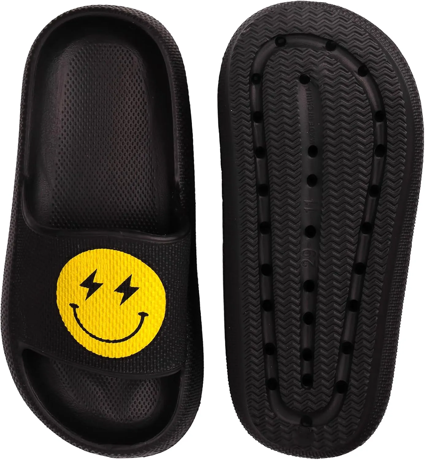 Kids Cloud Slides丨Pillow Sandals for Boys Girls丨Quick Drying Bathroom Shower Sandals丨Summer Beach Pool Slippers| Thick Sole Non-Slip