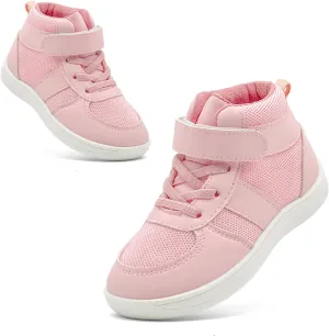 Kids High Top Barefoot Shoes Boys Girls Wrestling Shoes Anti-Skid Adventure Hiking Boots