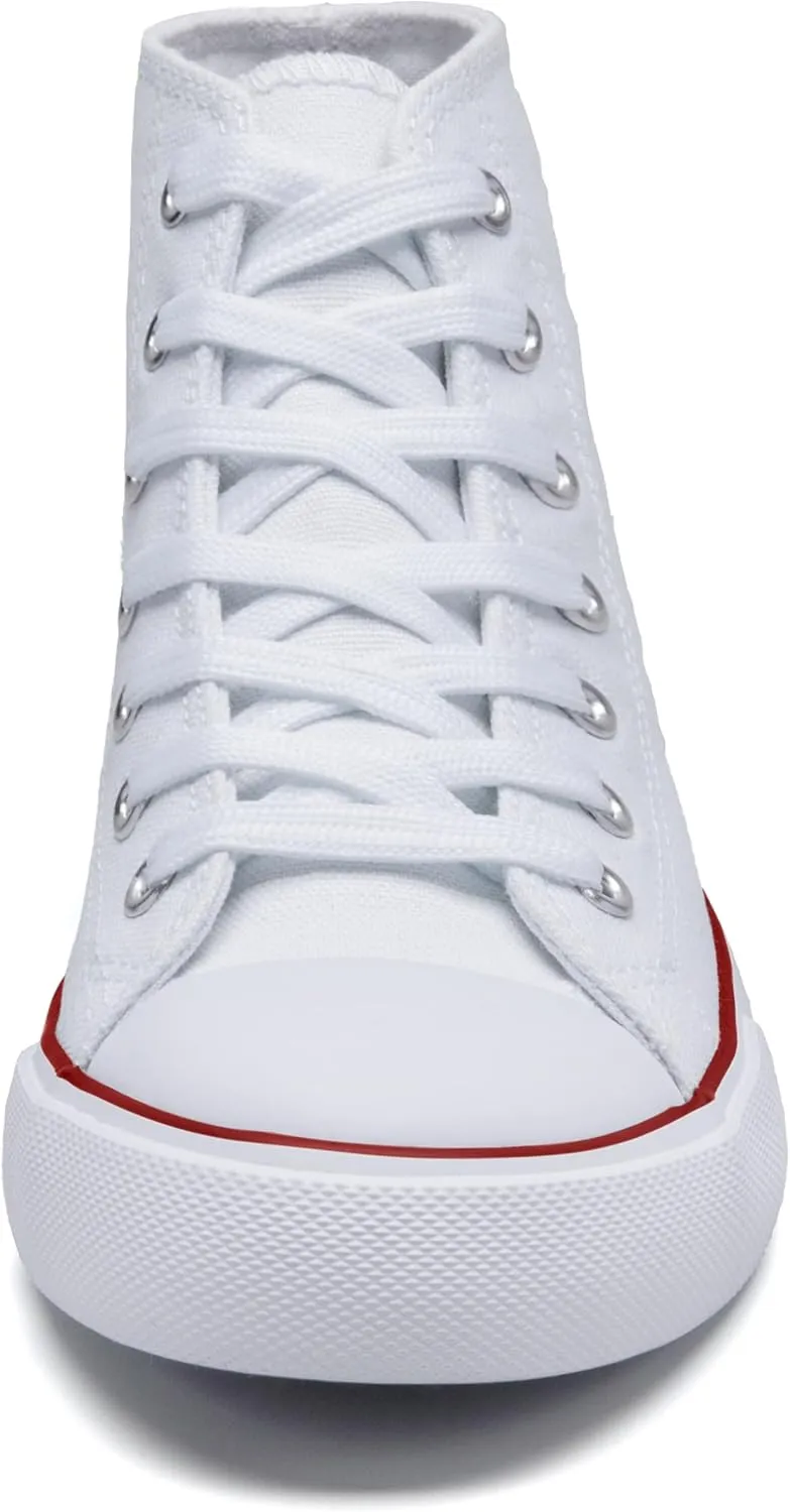 Kid's High Top Sneakers Classic High Tops Canvas Shoes for Girls and Boys, Lace up Tennis Shoes Fashion Canvas Sneakers Casual Shoes for Walking