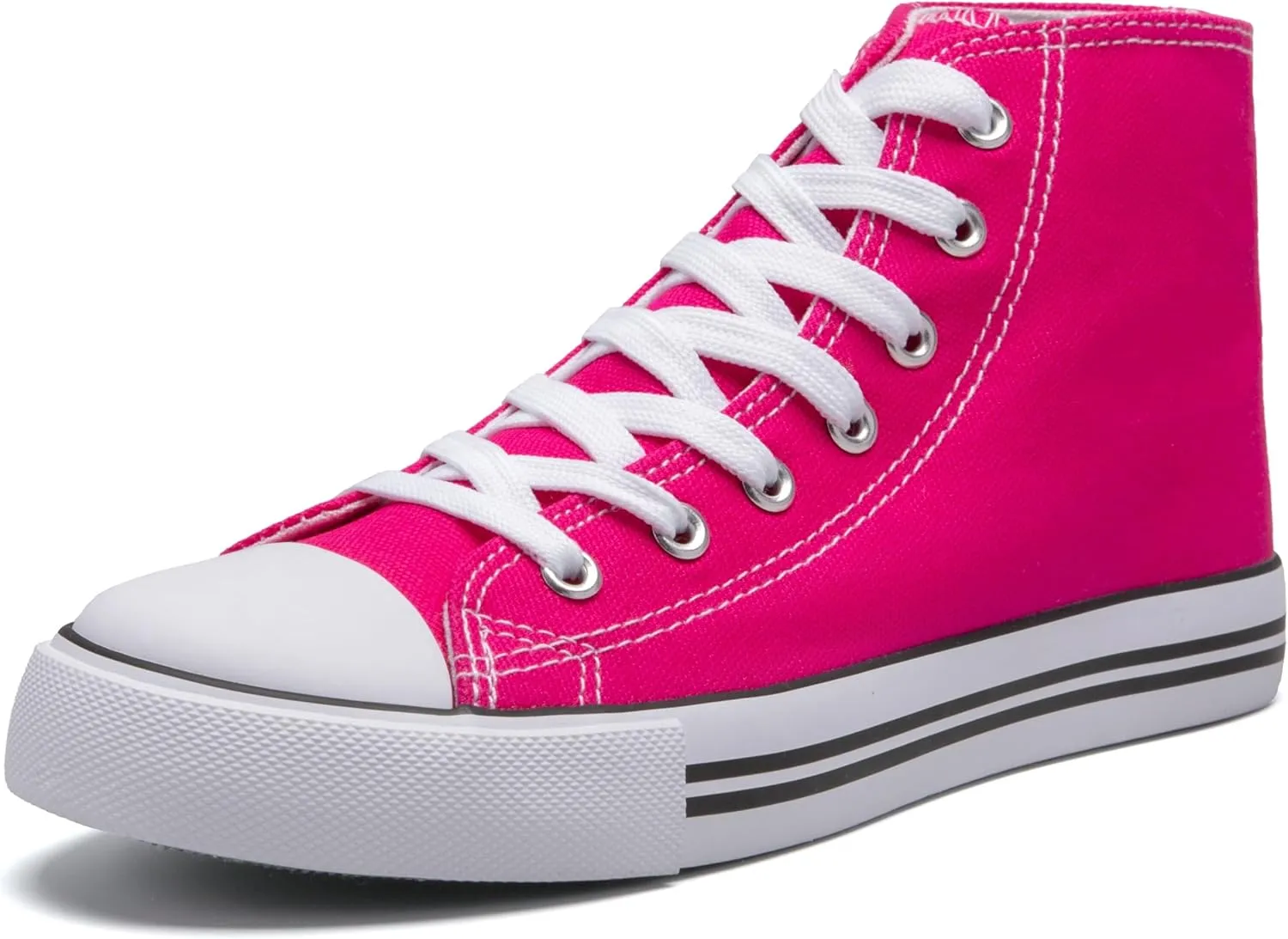 Kid's High Top Sneakers Classic High Tops Canvas Shoes for Girls and Boys, Lace up Tennis Shoes Fashion Canvas Sneakers Casual Shoes for Walking